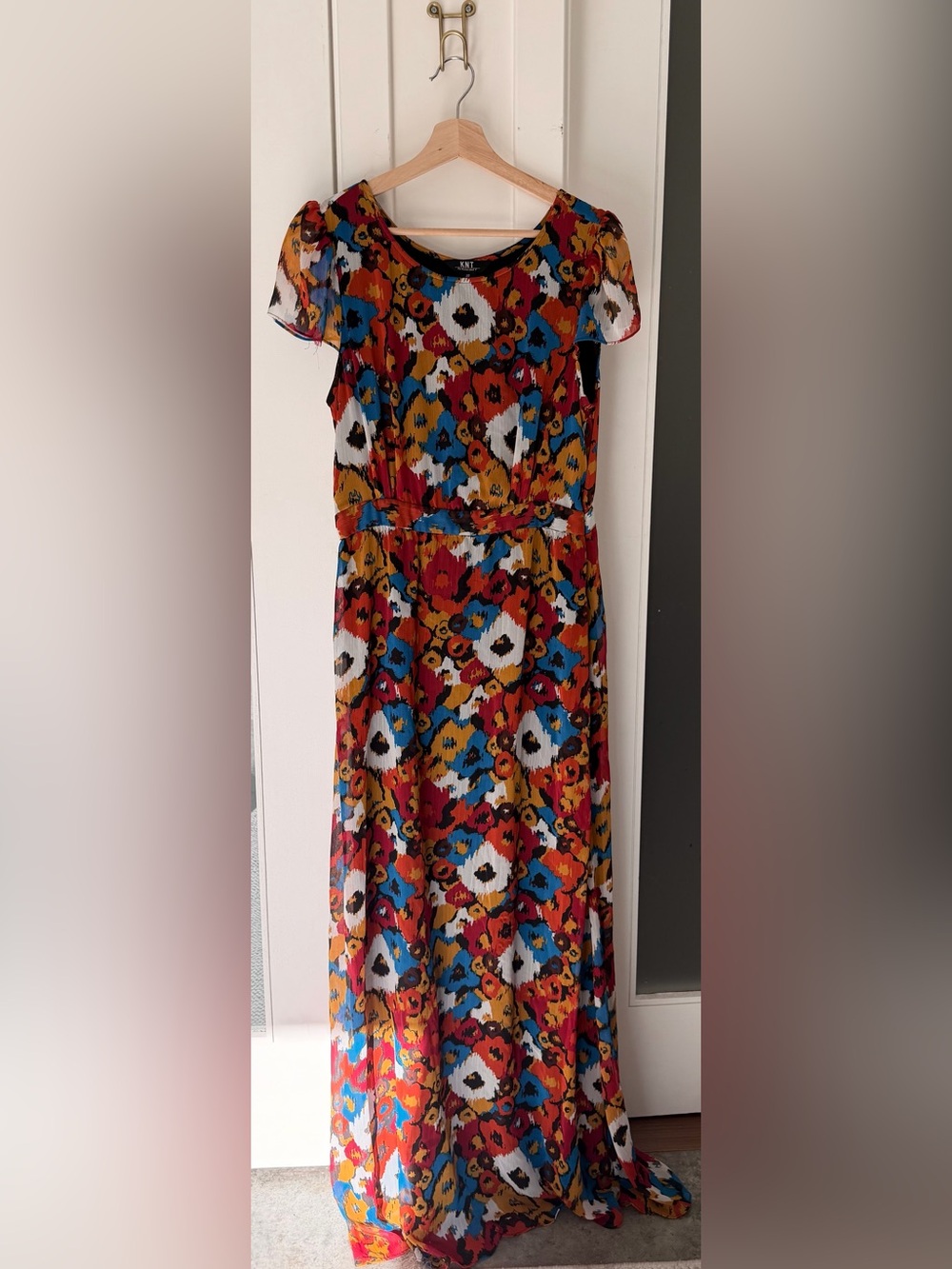 KNT - Kova & T Floral Chiffon Maxi Dress